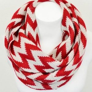 Chevron infinity scarf